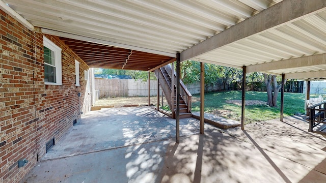 view of patio