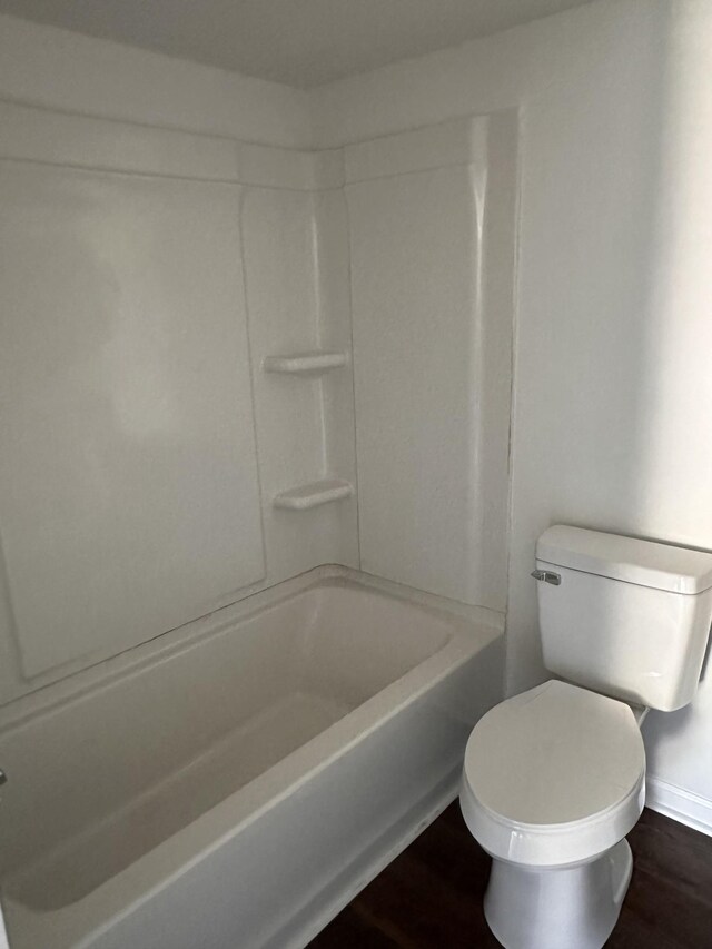 292 Quebeck Rd, Quebeck, TN 38579 - full bathroom featuring toilet, wood finished floors, and baseboards