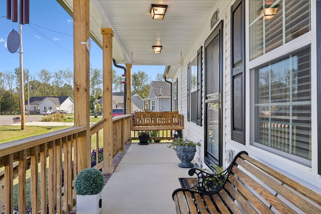 view of patio / terrace with a porch