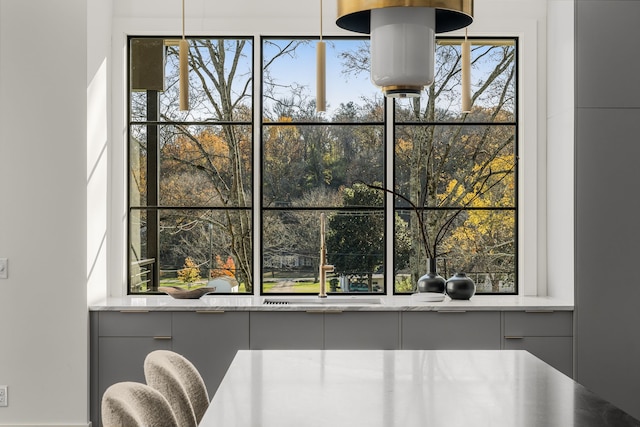 view of dining room