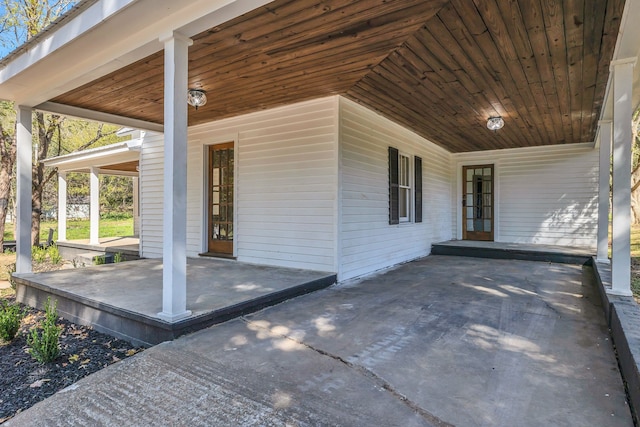 view of patio