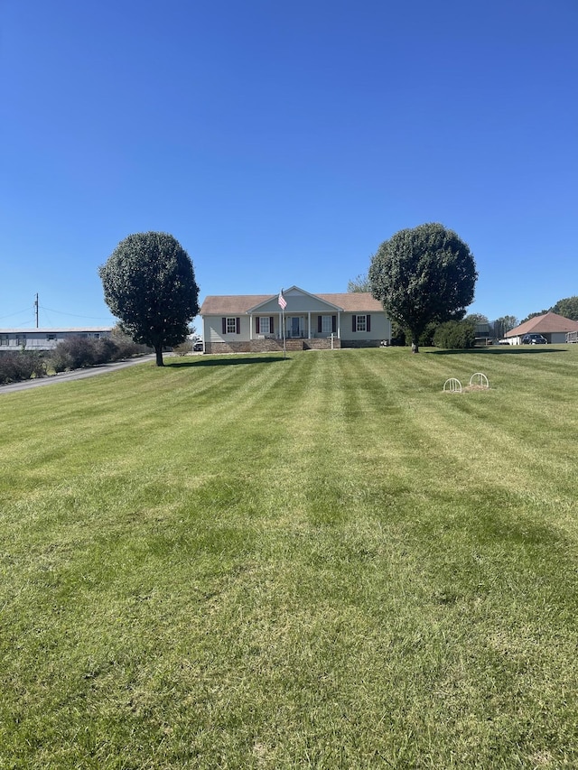 view of yard