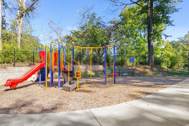 view of jungle gym