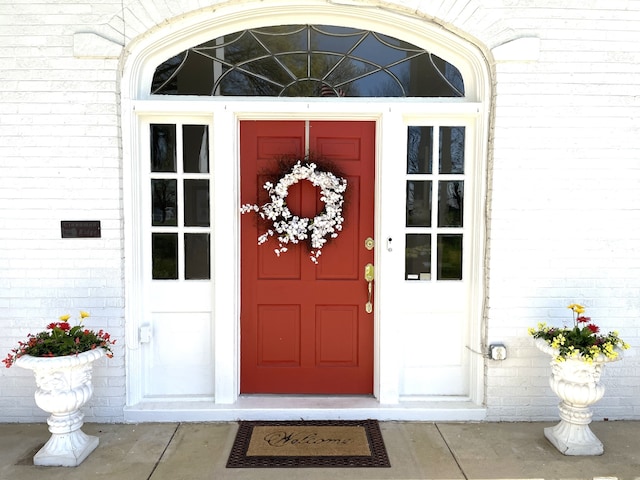 view of property entrance