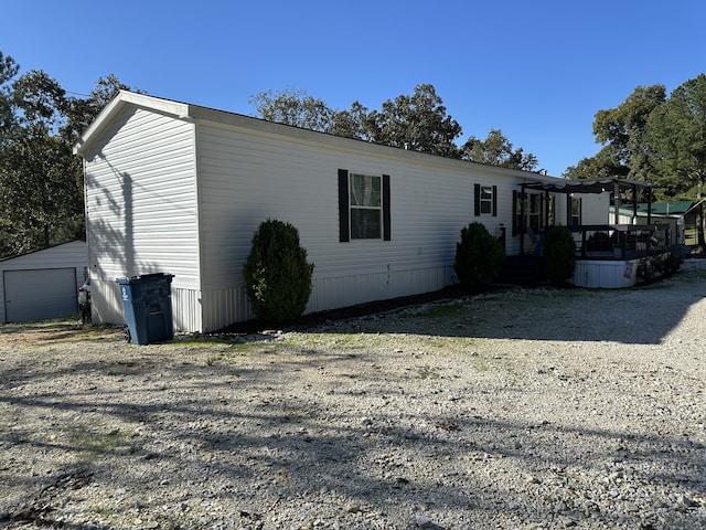 view of home's exterior