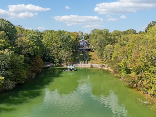 1657 Boswell Rd, Winchester, TN 37398 - water view with a forest