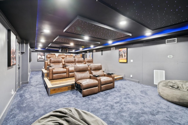 1657 Boswell Rd, Winchester, TN 37398 - carpeted home theater room featuring baseboards