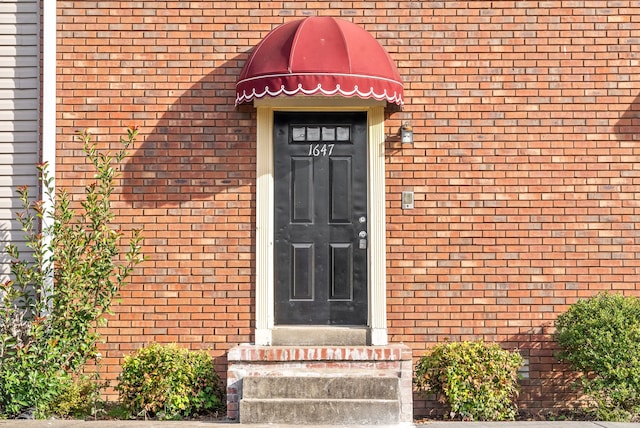 view of entrance to property