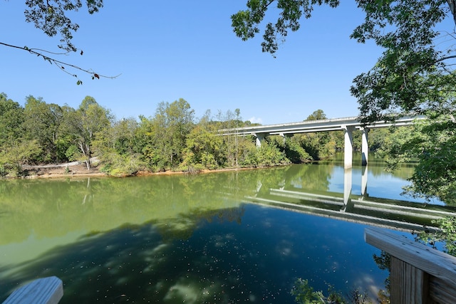 view of water feature