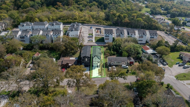 drone / aerial view featuring a residential view