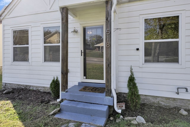 view of property entrance