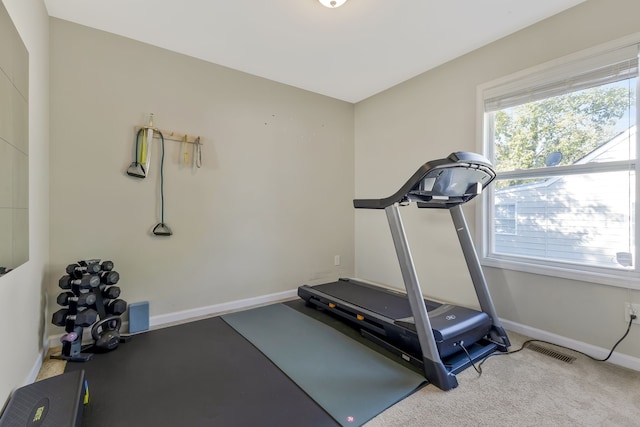 view of workout room