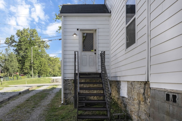 view of entrance to property