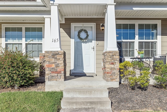 view of entrance to property