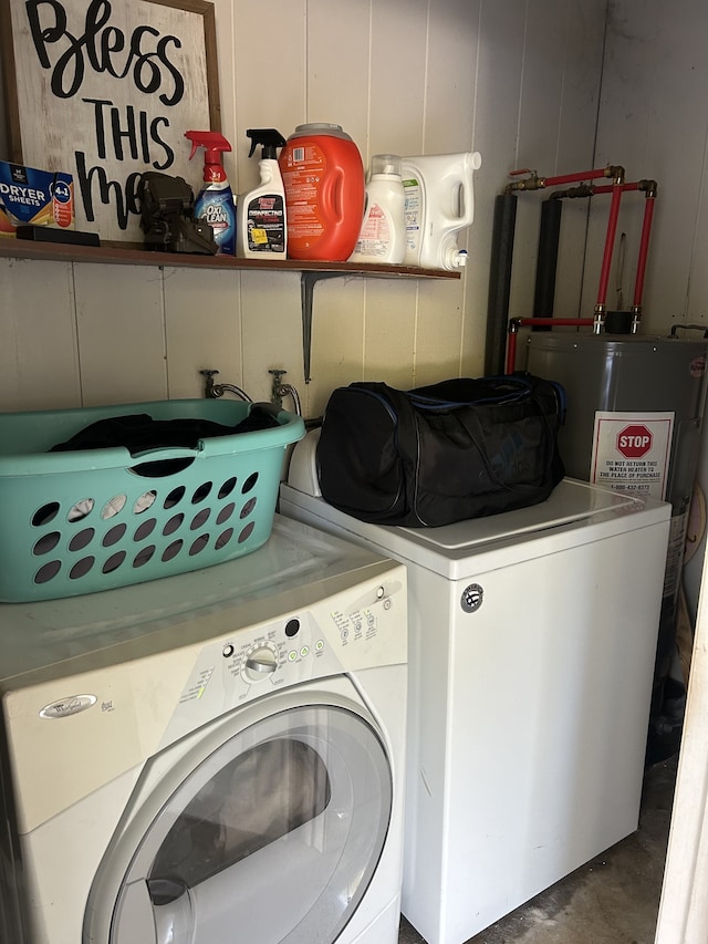 washroom with washer and clothes dryer