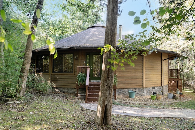 view of front of home