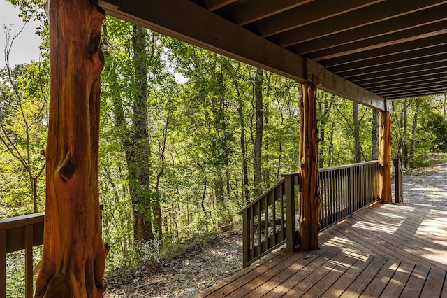 view of deck