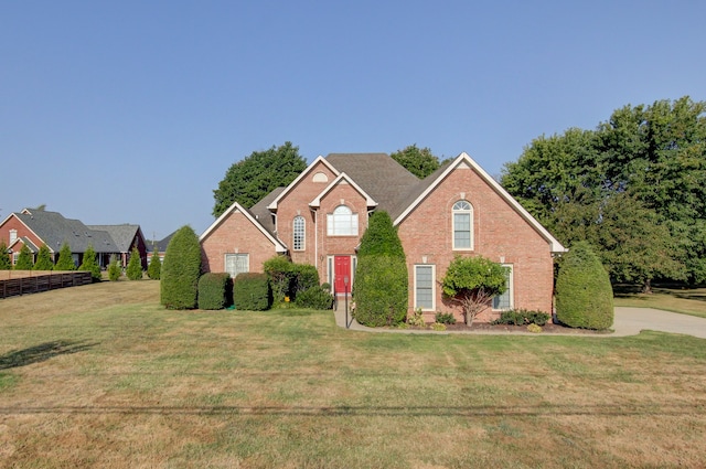 view of front property with a front yard