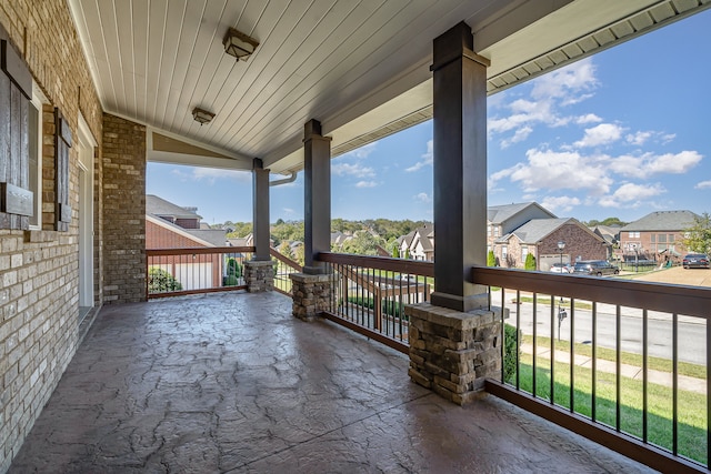 view of patio / terrace featuring a porch