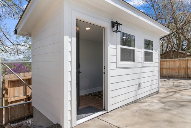 view of outbuilding