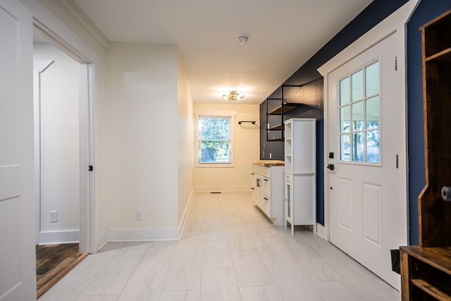 interior space featuring plenty of natural light