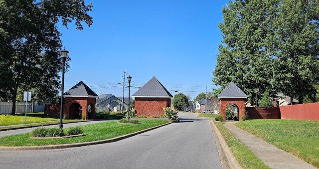 view of road