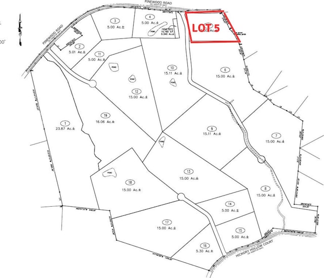 6415 Pinewood Rd, Nunnelly TN, 37137 land for sale