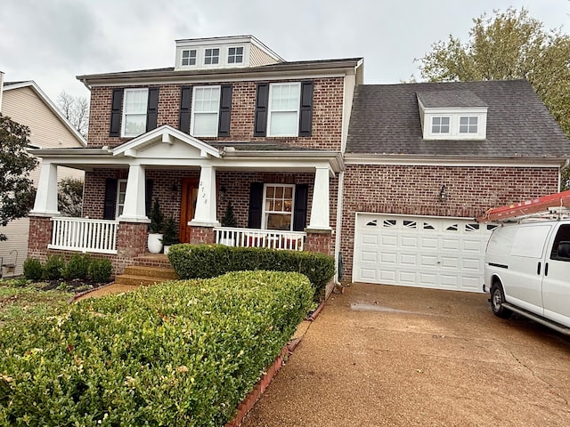 view of front of house featuring a porch