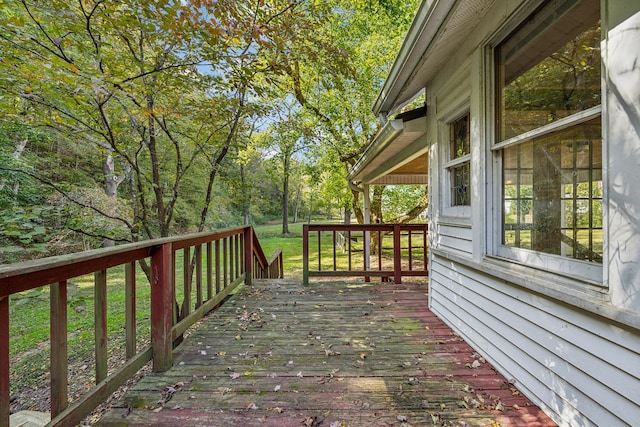 view of deck