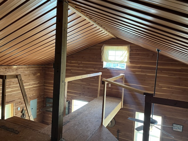 view of attic