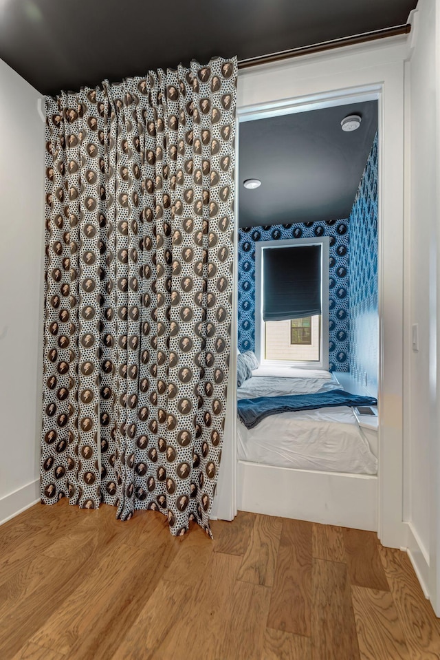 2176 Carson St Unit 23, Nashville, TN 37211 - bathroom featuring wood finished floors and curtained shower