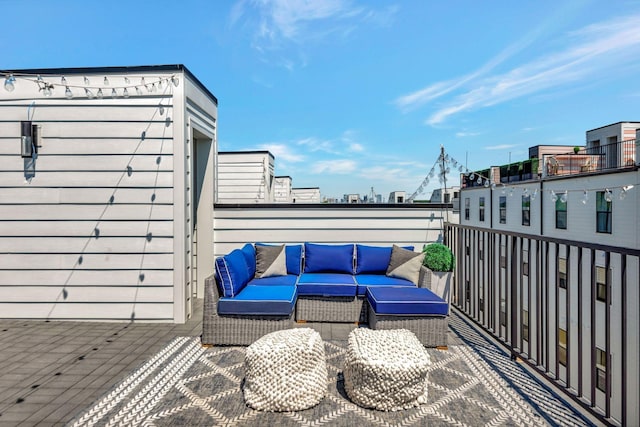 2176 Carson St Unit 23, Nashville, TN 37211 - wooden deck with an outdoor hangout area