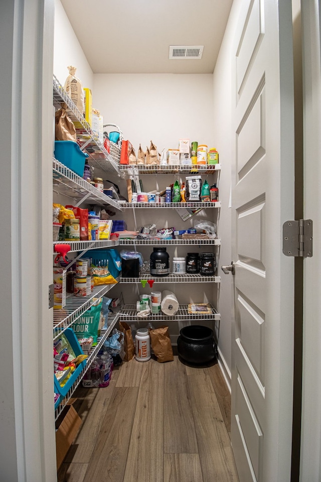 view of pantry