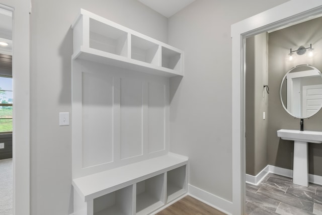 view of mudroom