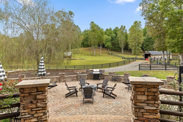 view of patio