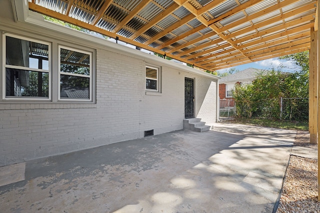 view of patio