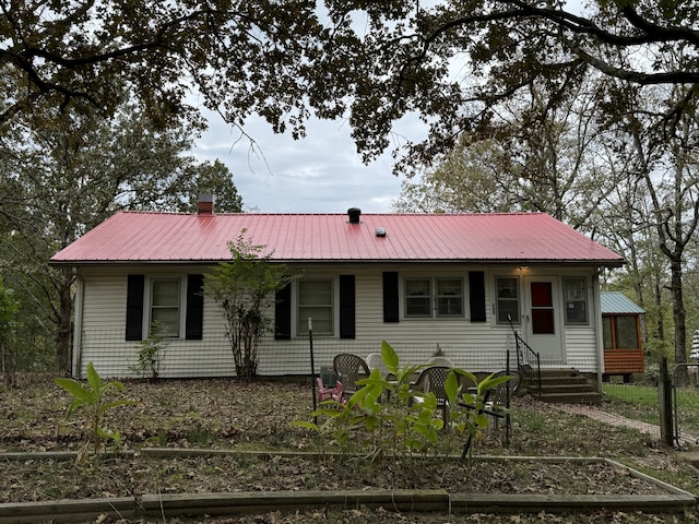 view of ranch-style home