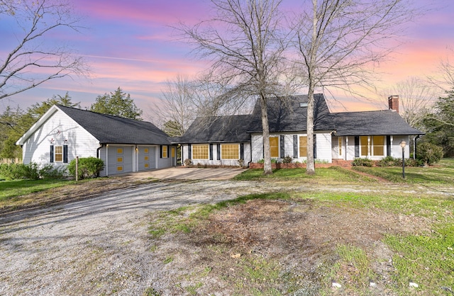 view of ranch-style house