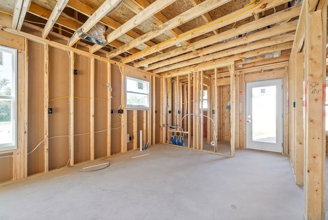 misc room featuring concrete flooring