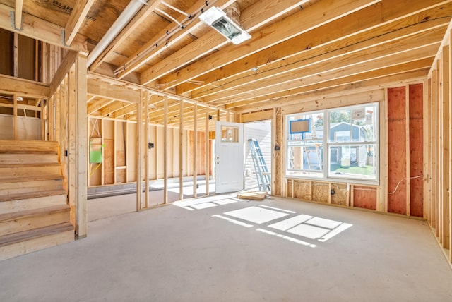 miscellaneous room featuring concrete floors