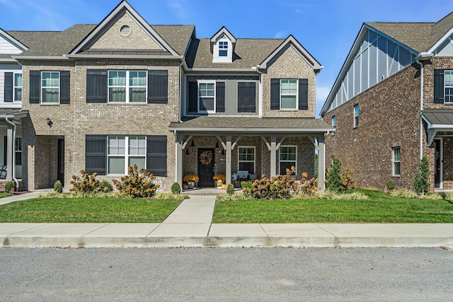 multi unit property with a porch