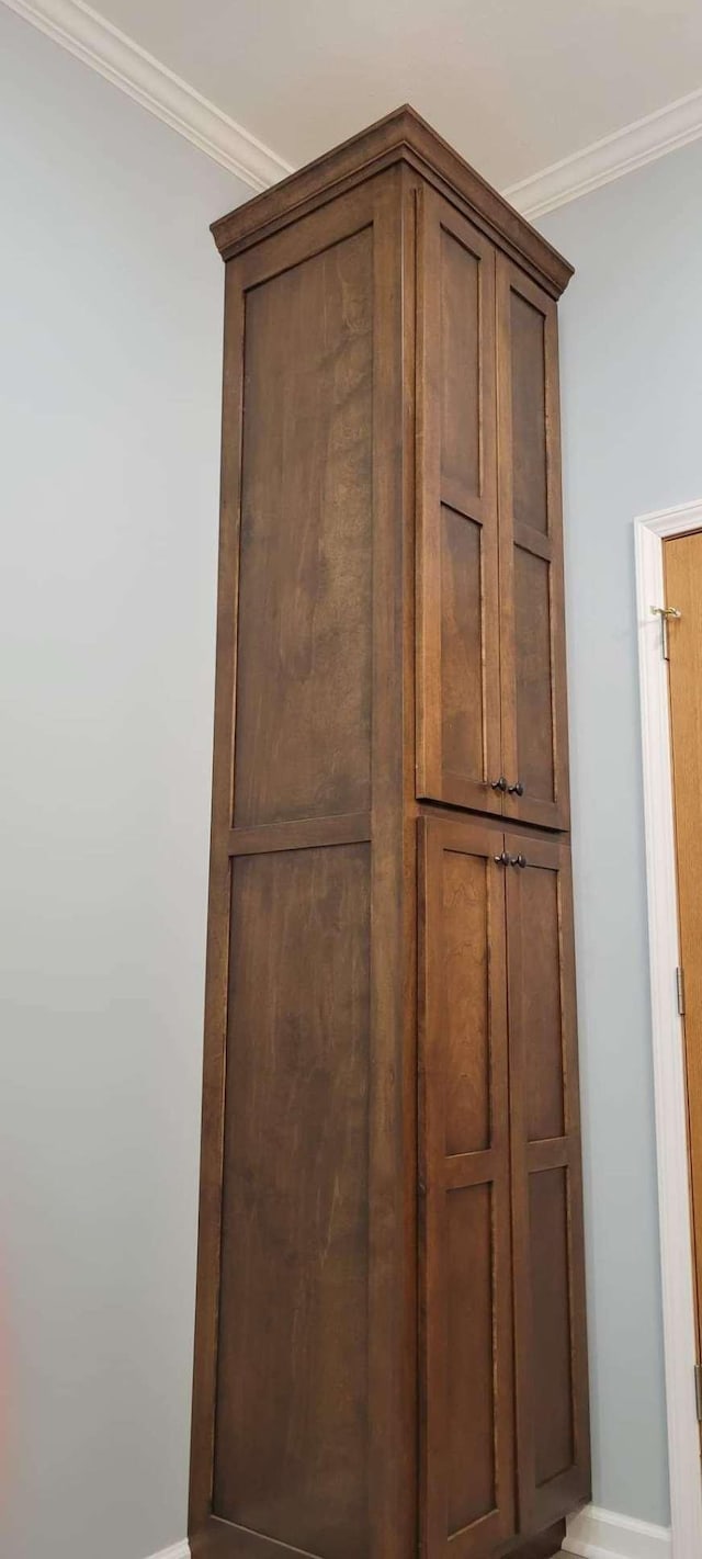 2175 Winsett Rd, Springville, TN 38256 - room details featuring crown molding and baseboards