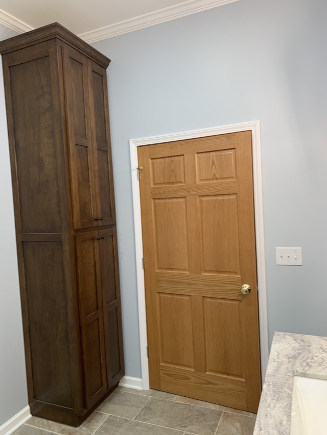 interior details featuring crown molding