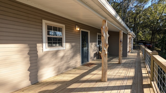 view of deck