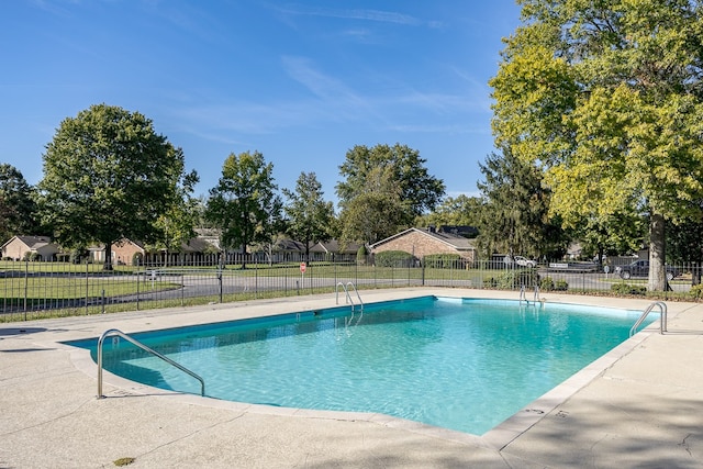 view of pool