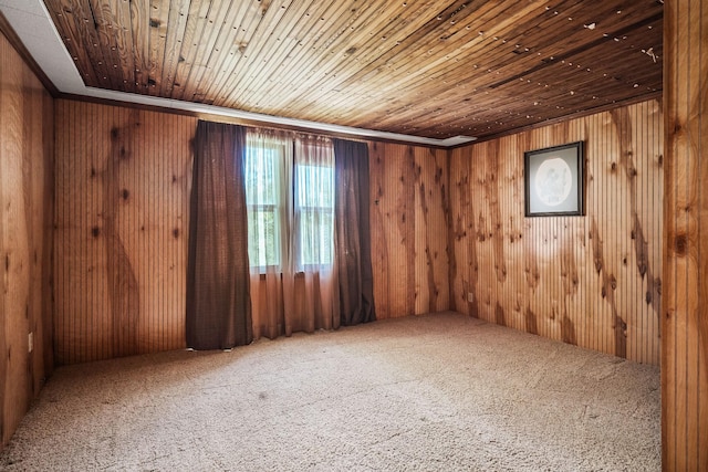 361 New Middleton Hwy, Gordonsville, TN 38563 - carpeted spare room with wood ceiling and wood walls
