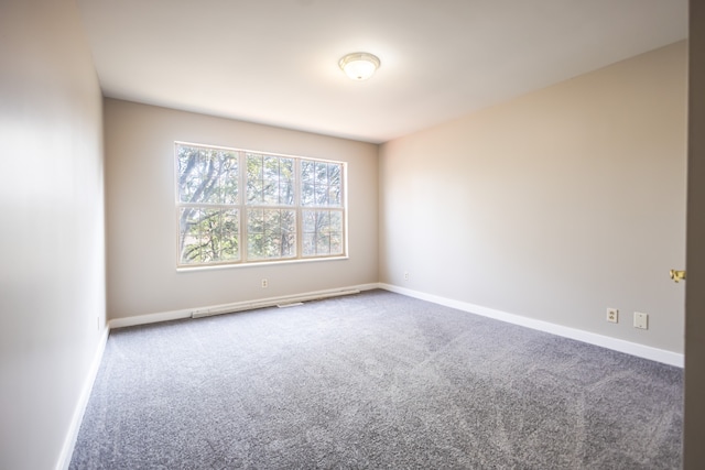 spare room featuring carpet floors