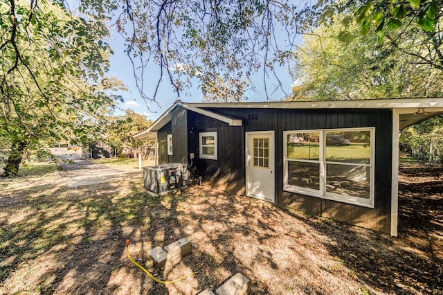 view of back of property