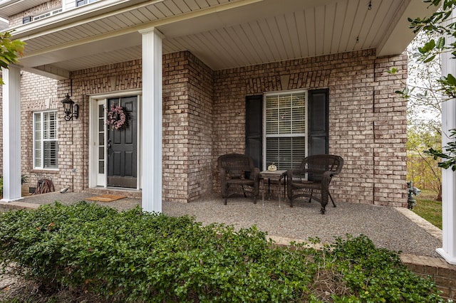 view of patio / terrace featuring covered porch