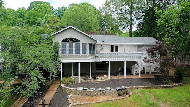 back of house featuring a patio